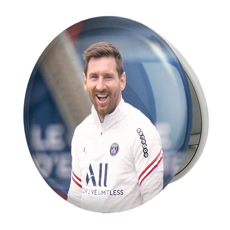 آینه جیبی خندالو طرح لیونل مسی مدل تاشو کد 13992 