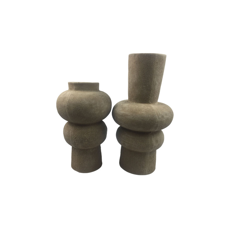 گلدان طرح پله ای بسته 2 عددی