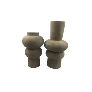 گلدان طرح پله ای بسته 2 عددی