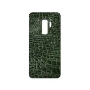 MAHOOT Green-Crocodile-Leather Cover Sticker for Samsung Galaxy S9 Plus