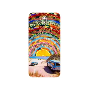 MAHOOT Collage of Orange Sky Cover Sticker for Nokia C1