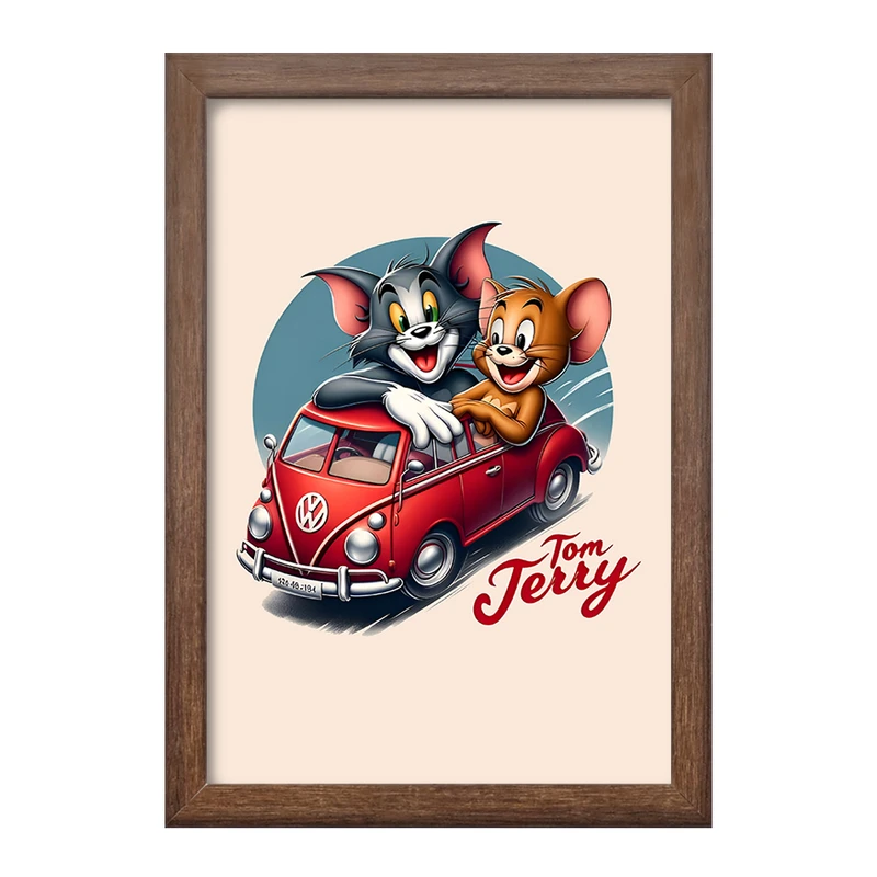تابلو خندالو طرح تام و جری (Tom and Jerry) کد F7098