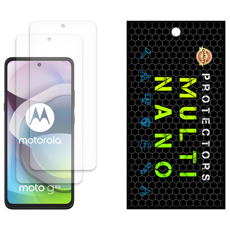 محافظ صفحه نمایش مات مولتی نانو مدل X-S2M مناسب برای گوشی موبایل موتورولا Moto G 5G بسته دو عددی