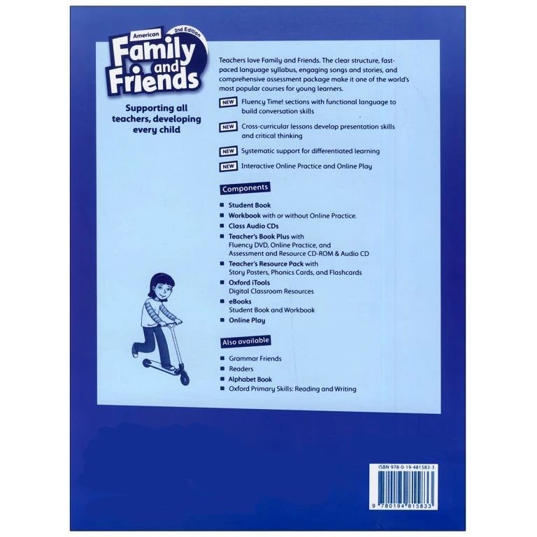 عکس شماره 5 : کتاب american family and friends 1 second edition اثر naomi simmons انتشارات رهنما
