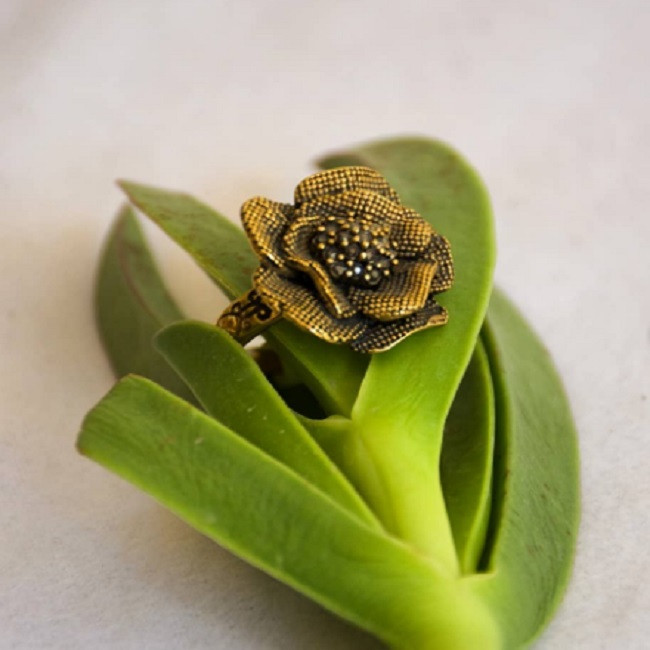 انگشتر دخترانه مدل گل انگشتر دخترانه مدل گل