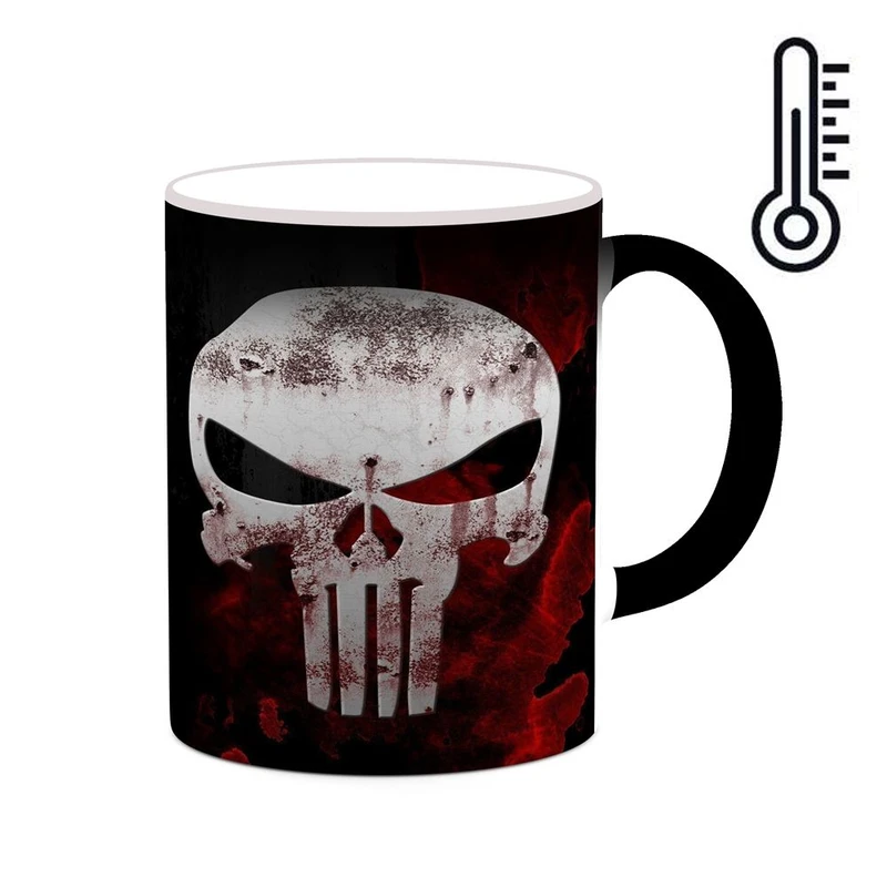 ماگ حرارتی کاکتی مدل پانیشر The Punisher کد mgh40173
