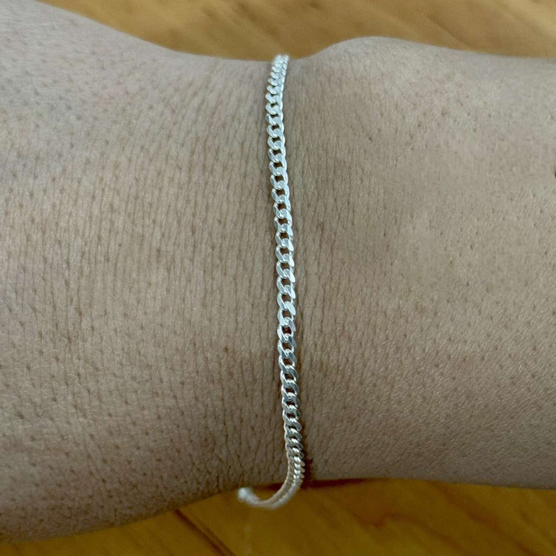 دستبند نقره مدل کارتی ایتالی Rz2 دستبند نقره مدل کارتی ایتالی Rz2