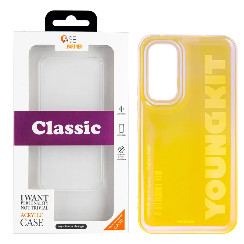کاور کلاسیک مدل فانتزی PARTNER طرح YOUNGKIT/ YELLOW کد KHO.873 مناسب برای گوشی موبایل سامسونگ GALAXY S22 ULTRA