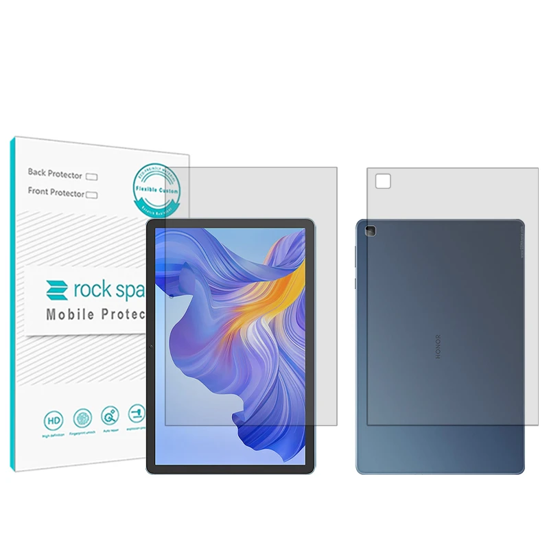 محافظ صفحه نمایش شفاف راک اسپیس مدل Hygel مناسب برای تبلت آنر Pad X8 به همراه محافظ پشت تبلت