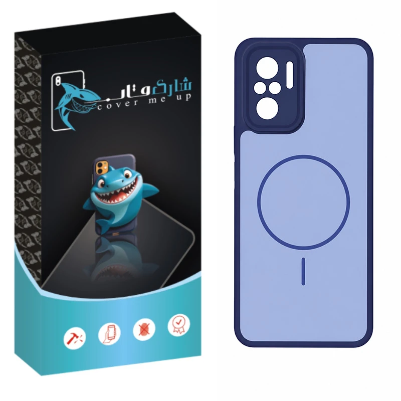 کاور شارک قاب مدل بیسیک مناسب برای گوشی موبایل شیائومی Redmi Note 10 4G / Note 10s / Poco M5s