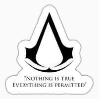 استیکر لپ تاپ و موبایل بووم طرح اساسین کرید مدل Emblem کد LB36