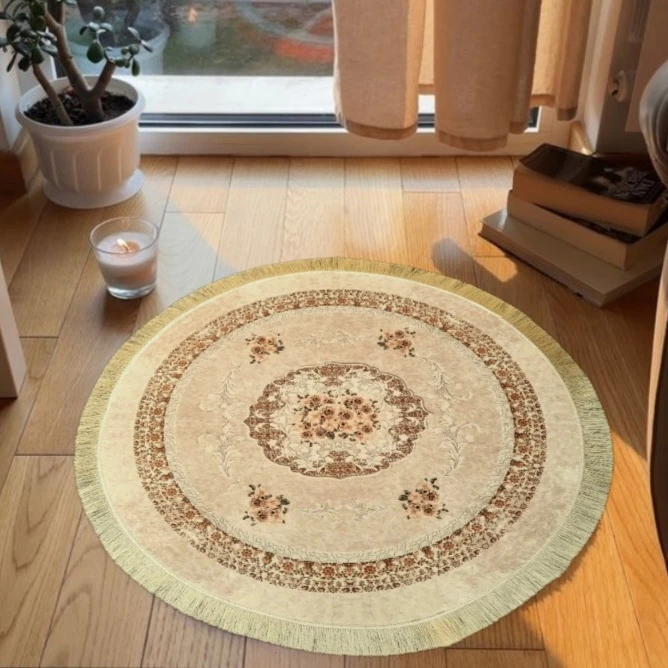 پادری مدل دایره طرح فانتزی کد 303 سایز 80×80 سانتی متر 