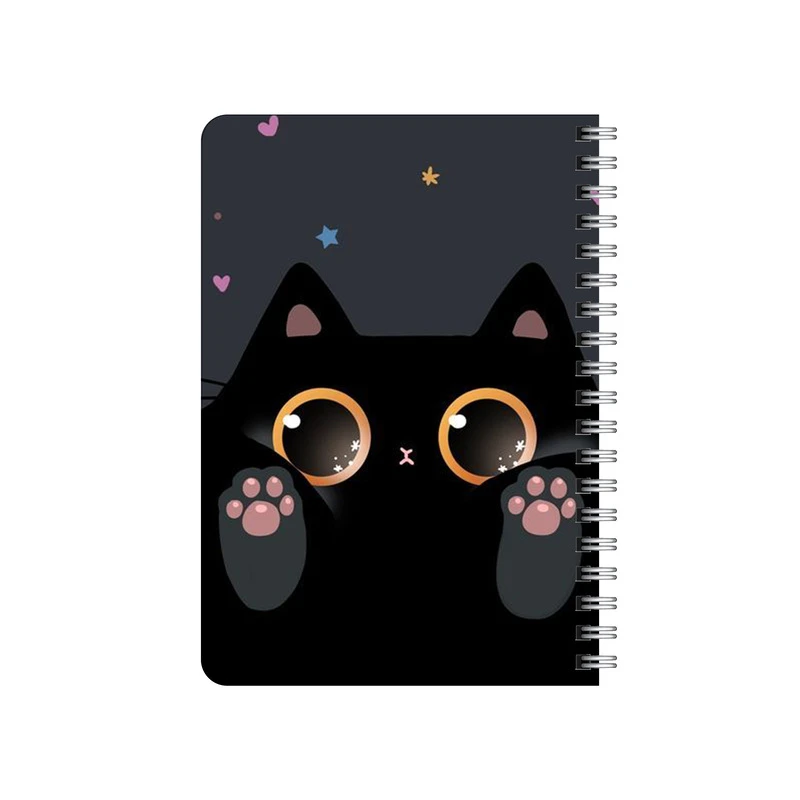 دفترچه یادداشت بامبیلیپ مدل چوبی طرح گربه در شب کد 5100639