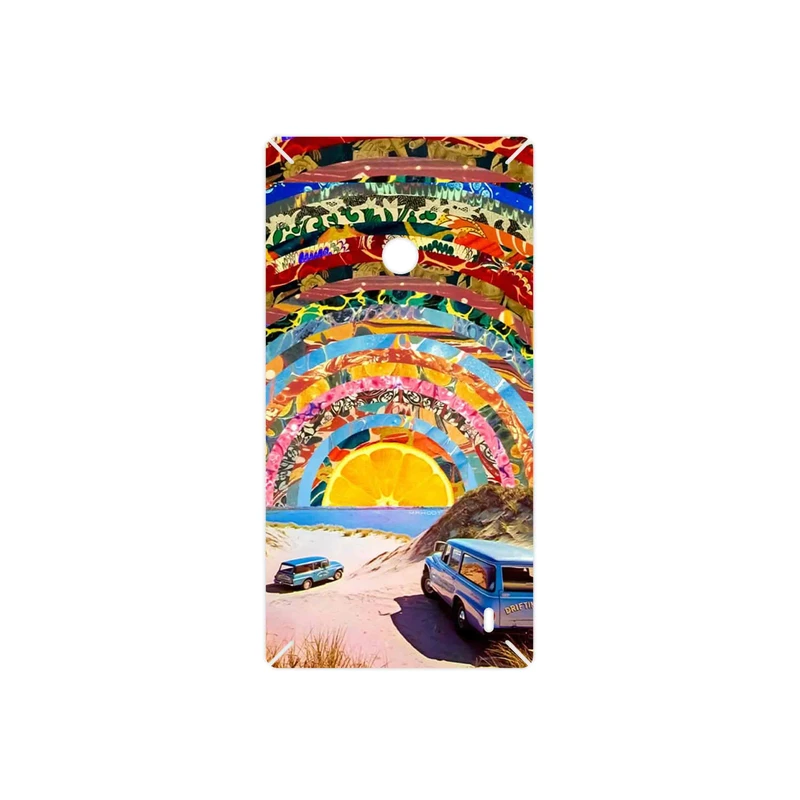 برچسب پوششی ماهوت مدل Collage of Orange Sky مناسب برای گوشی موبایل نوکیا Lumia 520