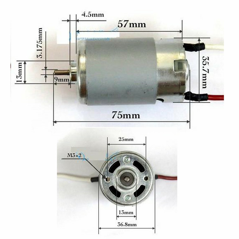 اسپیندل موتور سه نظام مدل PM-CE1 کد GRS550VC12V