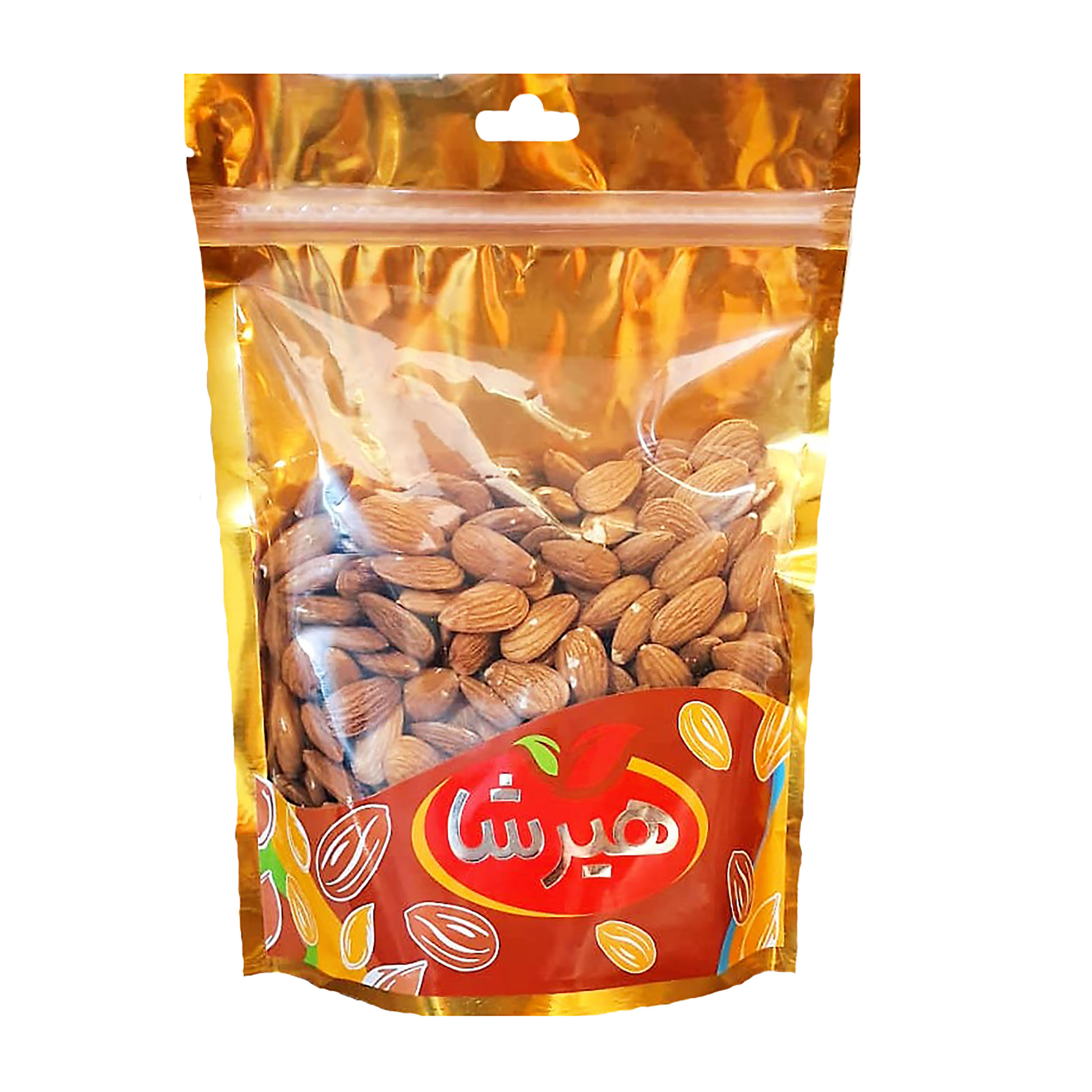 مغز بادام خام درختی هیرشا - 450 گرم