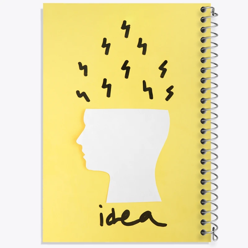 دفتر لیست خرید 50 برگ خندالو طرح روانشناسی کد F1916