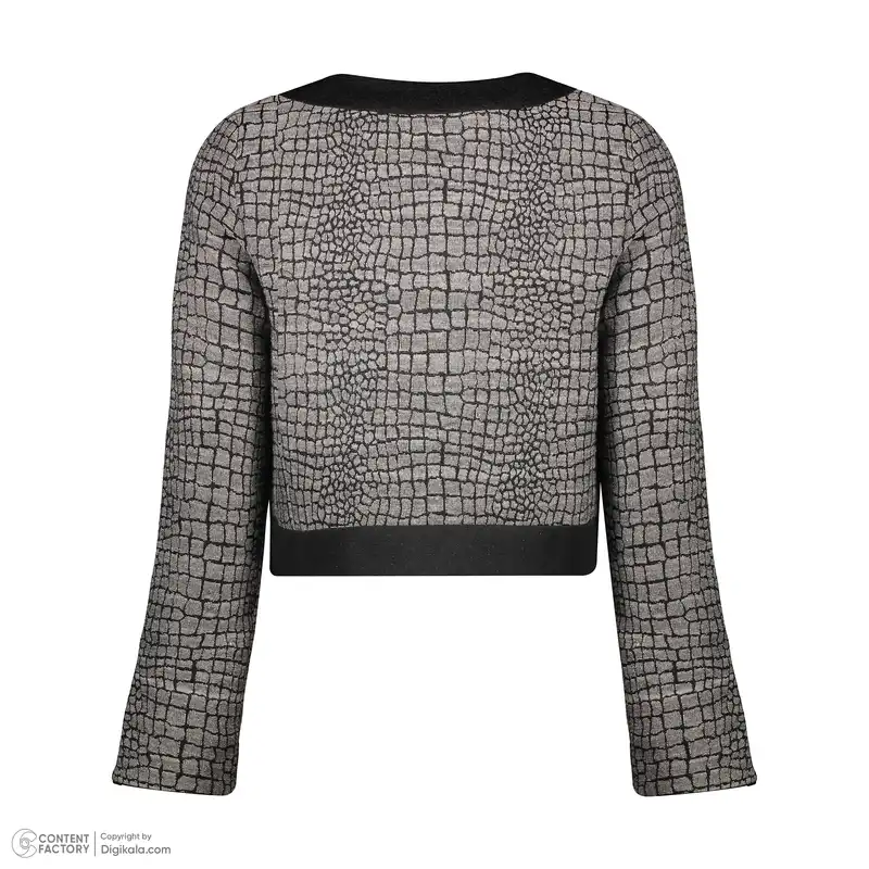 ست کت و دامن زنانه برنس مدل سنگی وستا-98 رنگ مشکی