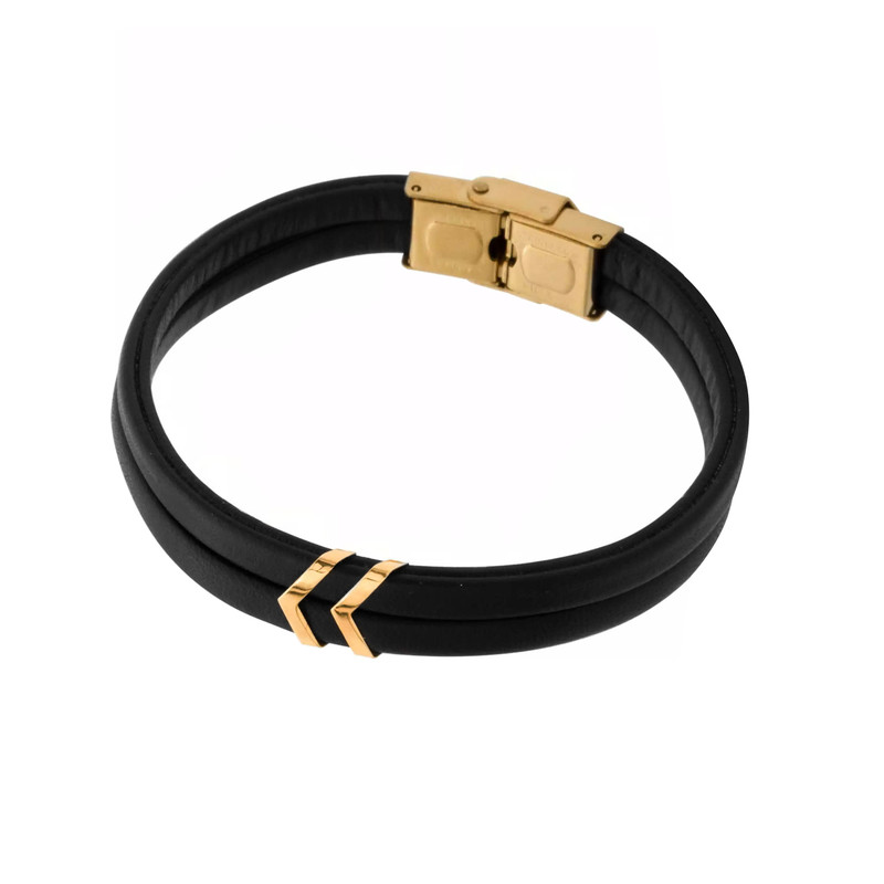 دستبند طلا 18 عیار مردانه گالری روبی مدل GBT0284