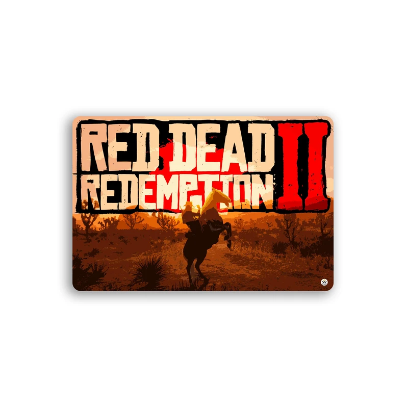 ماوس پد گیمینگ شادیت مدل red dead کد679 سایز37*24سانتی متر