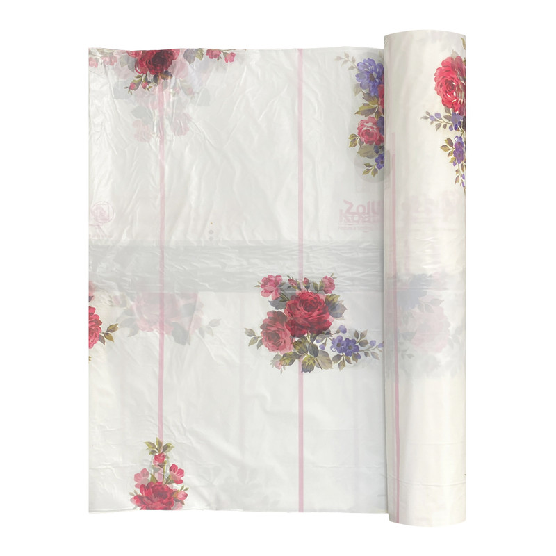 سفره یکبار مصرف کوالا مدل silk طرح گل سرخ رول 10 متری سفره یکبار مصرف کوالا مدل silk طرح گل سرخ رول 10 متری