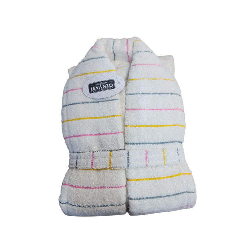 حوله پالتویی لوانزو طرح رنگین سایز 125