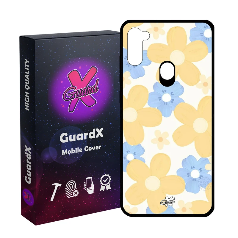 کاور گارد ایکس طرح Flower مدل Glass10539 مناسب برای گوشی موبایل سامسونگ Galaxy A11/M11