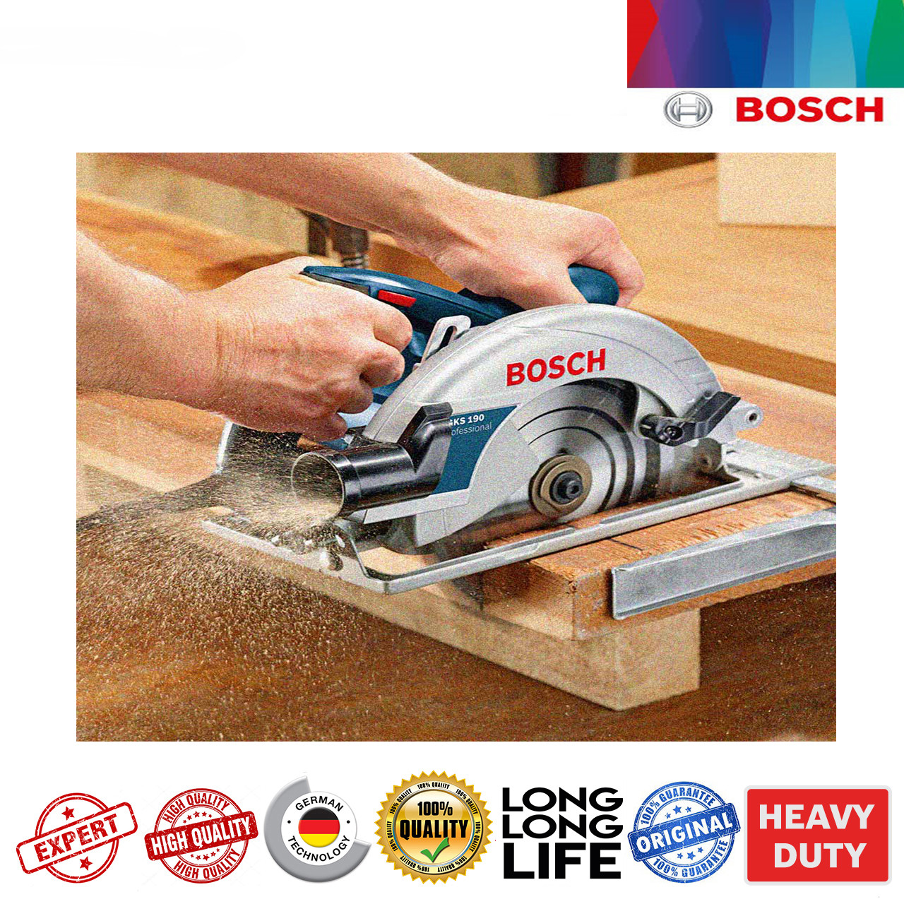 اره دیسکی بوش مدل GKS 190 + Extra