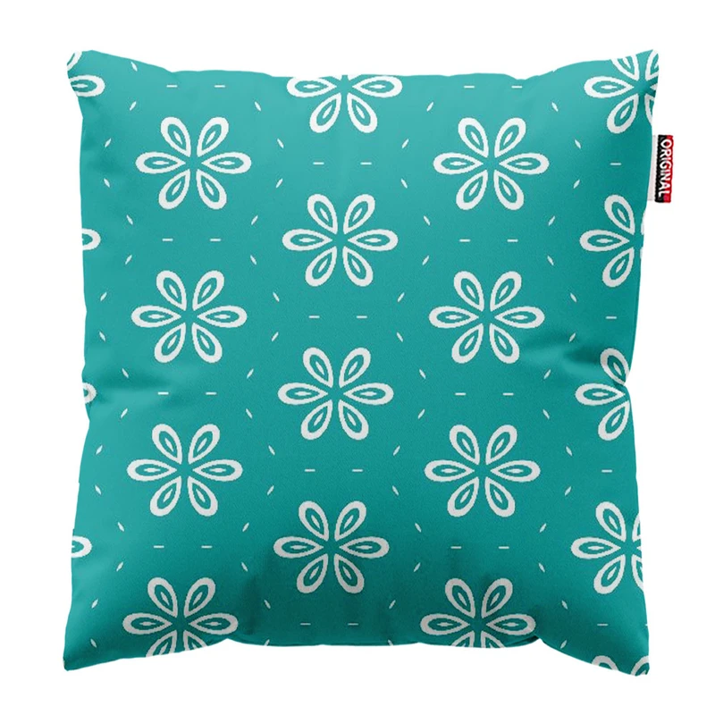  کوسن پاد آفرین طرح گل کد 3201 سایز 30*30 سانتی متر