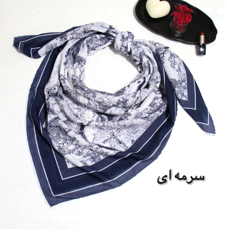روسری زنانه مدل نخی جنگل کد a-8001