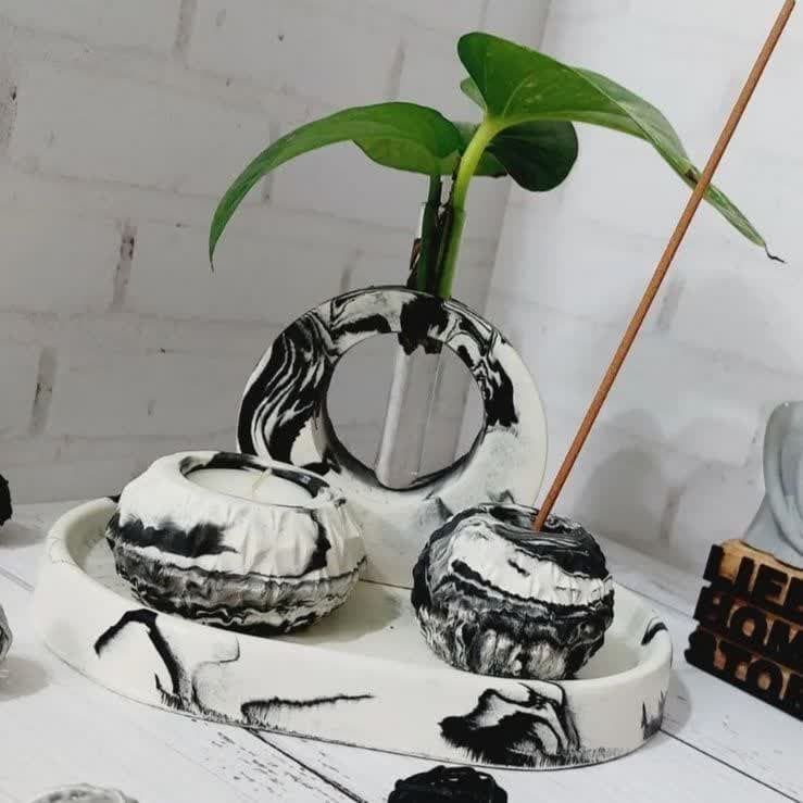 دکوری مدل ست رومیزی مجموعه 4 عددی