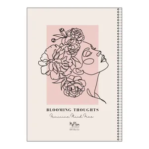 دفتر مشق 50 برگ مای پلن طرح Feminine مدل صفحات شماره دار کد F1901