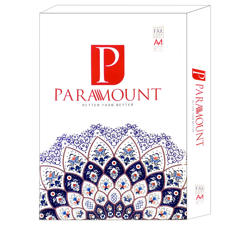 کاغذ آ4 پارامونت کد p02  بسته 500 عددی 