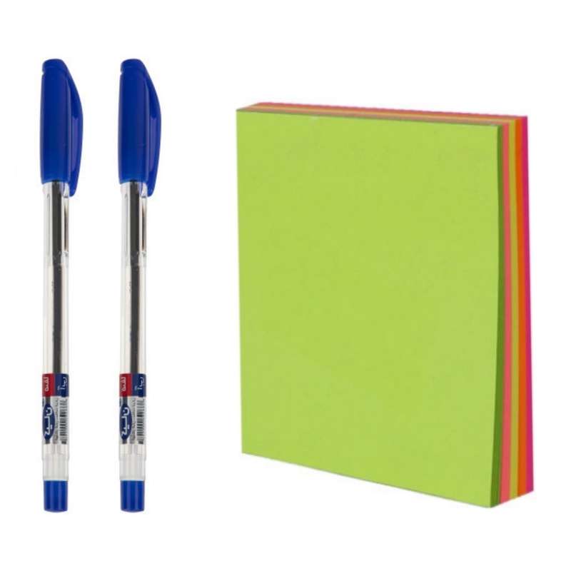 خودکار مدل شقایق 101 به همراه کاغذ یادداشت