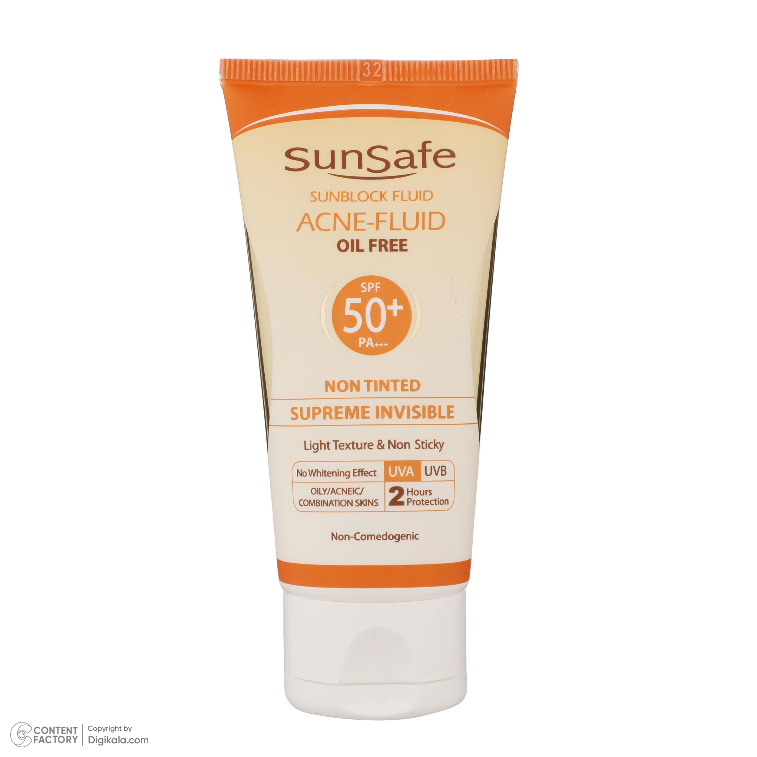 کرم ضد آفتاب بدون رنگ سان سیف SPF50 مدل ACNE-FLUID محافظ UVA ،UVB و +++PA، تنظیم ترشح چربی پوست، ضد جوش و آکنه، ضد آب، ضد حساسیت، مناسب پوست‌‌های آکنه‌ای و چرب حجم 50 میلی‌لیتر -  - 11