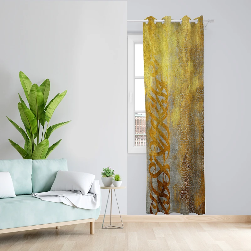 پرده مدل مخمل پانچی کد L 1073L Z سایز 140x200 سانتی متر