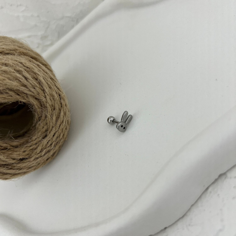 پیرسینگ گوش زنانه مدل خرگوش کد P4792 پیرسینگ گوش زنانه مدل خرگوش کد P4792