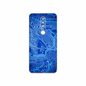 MAHOOT Blue Printed Circuit Board Cover Sticker for Nokia 7.1