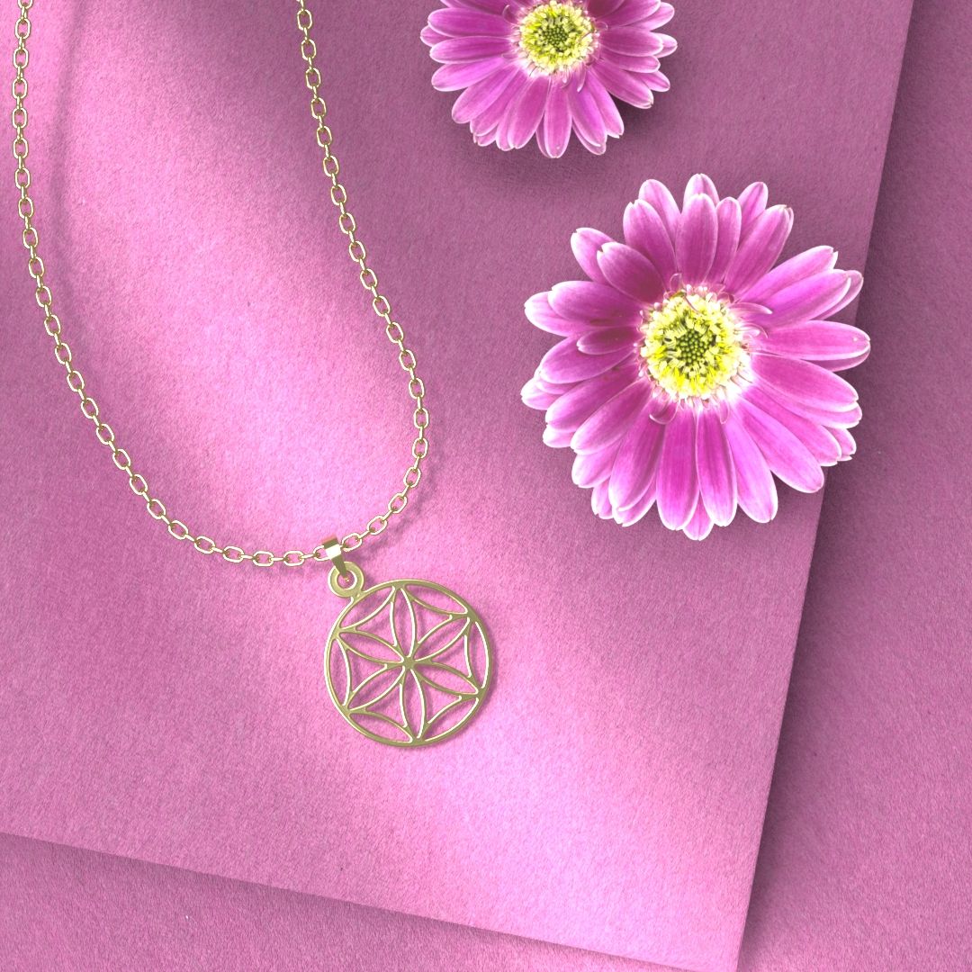 گردنبند طلا 18 عیار زنانه مدوپد مدل ستاره کد OO2-1-1023 - - 6