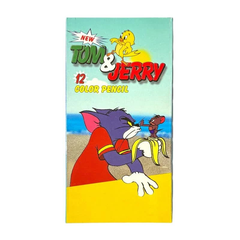 مداد رنگی 12 رنگ تام و جری مدل 123