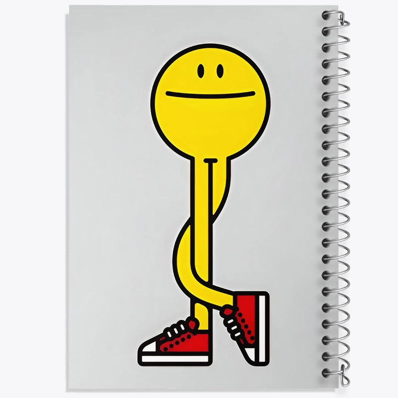 دفتر نقاشی 50 برگ خندالو طرح شکلک بامزه کد N2932