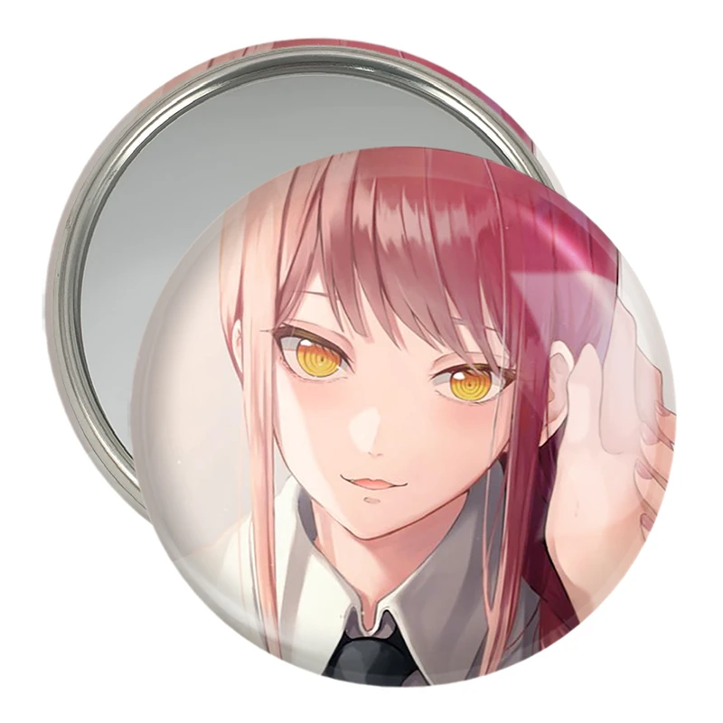 آینه جیبی خندالو مدل ماکیما انیمه مرد اره ای Chainsaw Man  کد 17933