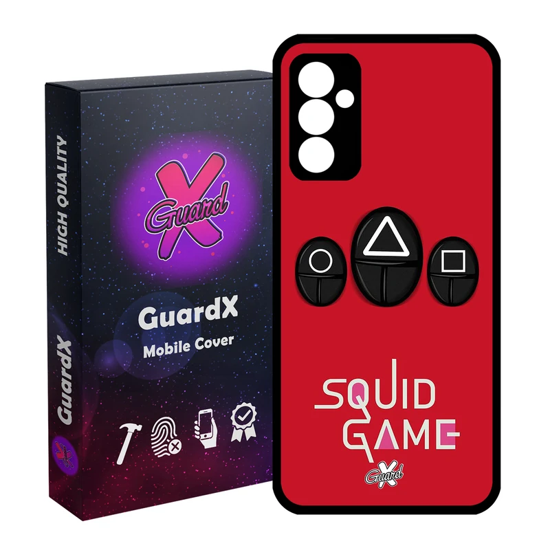 کاور گارد ایکس طرح Squid Game مدل Glass10401 مناسب برای گوشی موبایل سامسونگ Galaxy A15 4G / A15 5G