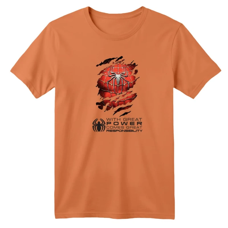 تی شرت آستین کوتاه بچگانه مدل مرد عنکبوتی کد ۲۲