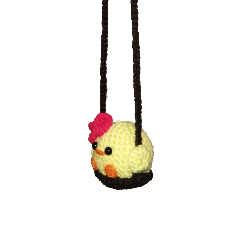 عکس شماره 3 : آویز تزئینی خودرو مدل جوجه تاب سوار