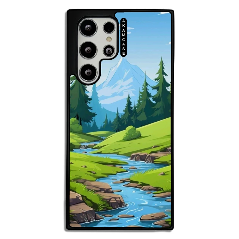 کاور آکام مدل AMC-WSGS22U-NATURE-19 مناسب برای گوشی موبایل سامسونگ Galaxy S22 Ultra