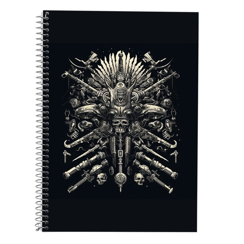 دفتر زبان 50 برگ مدوپد مدل سه خط طرح Fullmetal Alchemist کد DF2326