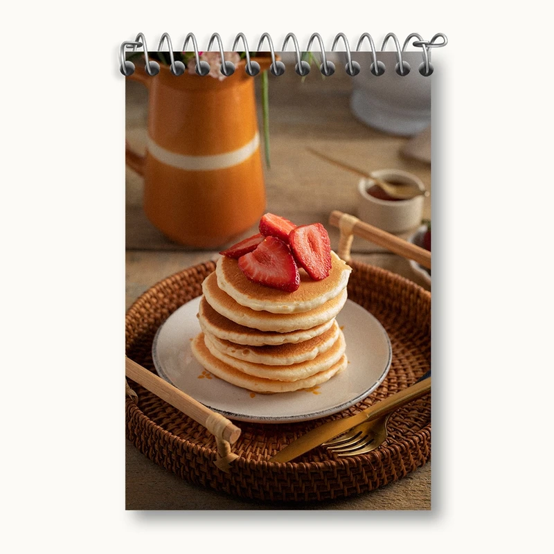 دفتر یادداشت 50 برگ خندالو مدل پنکیک کد F2356