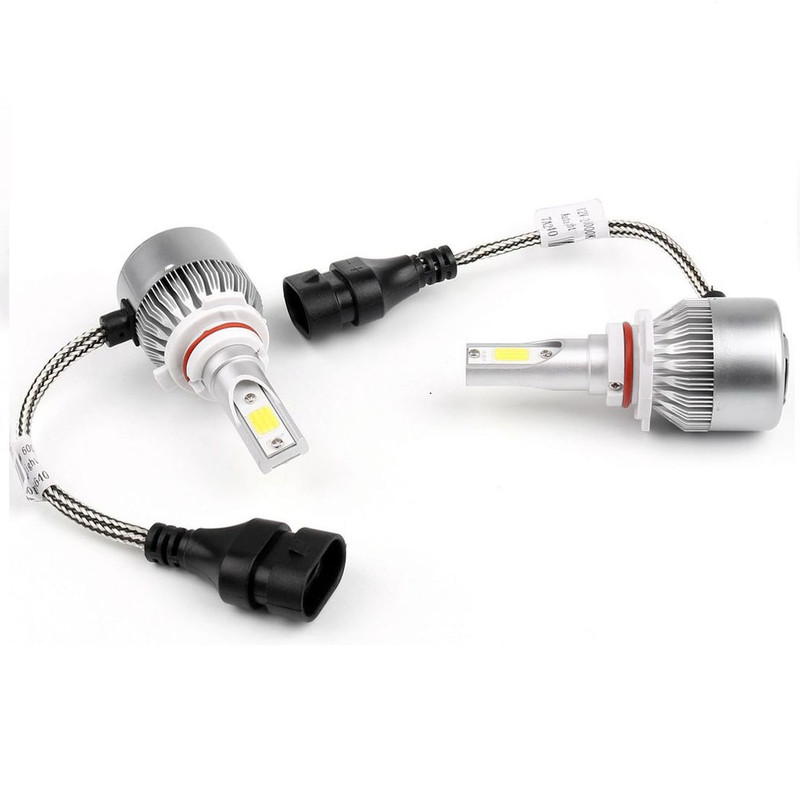  لامپ هدلایت خودرو مدل C6 9006 بسته دو عددی