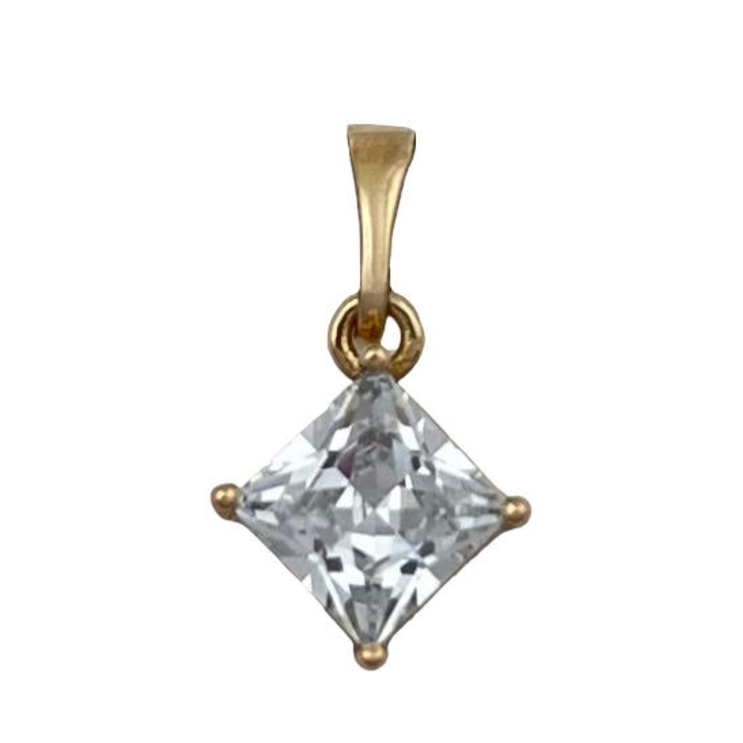 آویز گردنبند زنانه ژوپینگ مدل مربع کد N4609 -  - 1